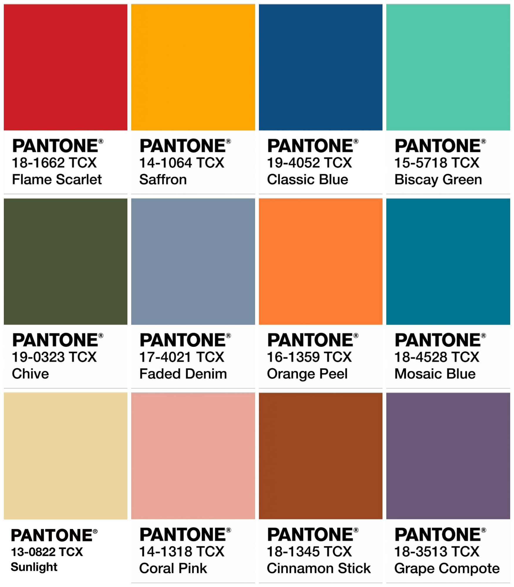 Pantone Trend Colors Rikki Christan