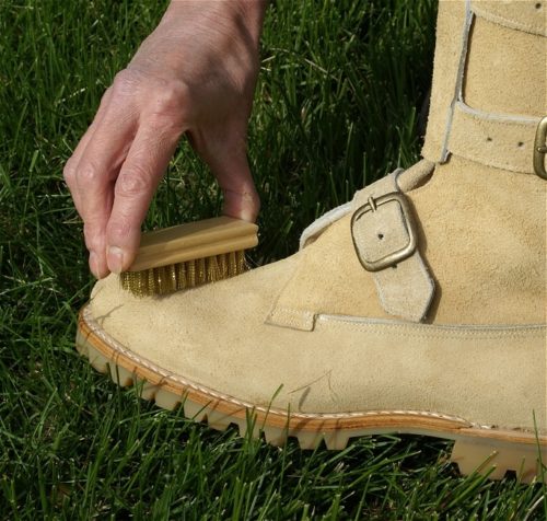how to remove sweat stains from shoes