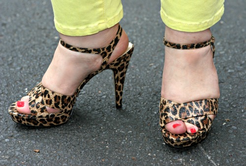 franco sarto leopard sandal heels