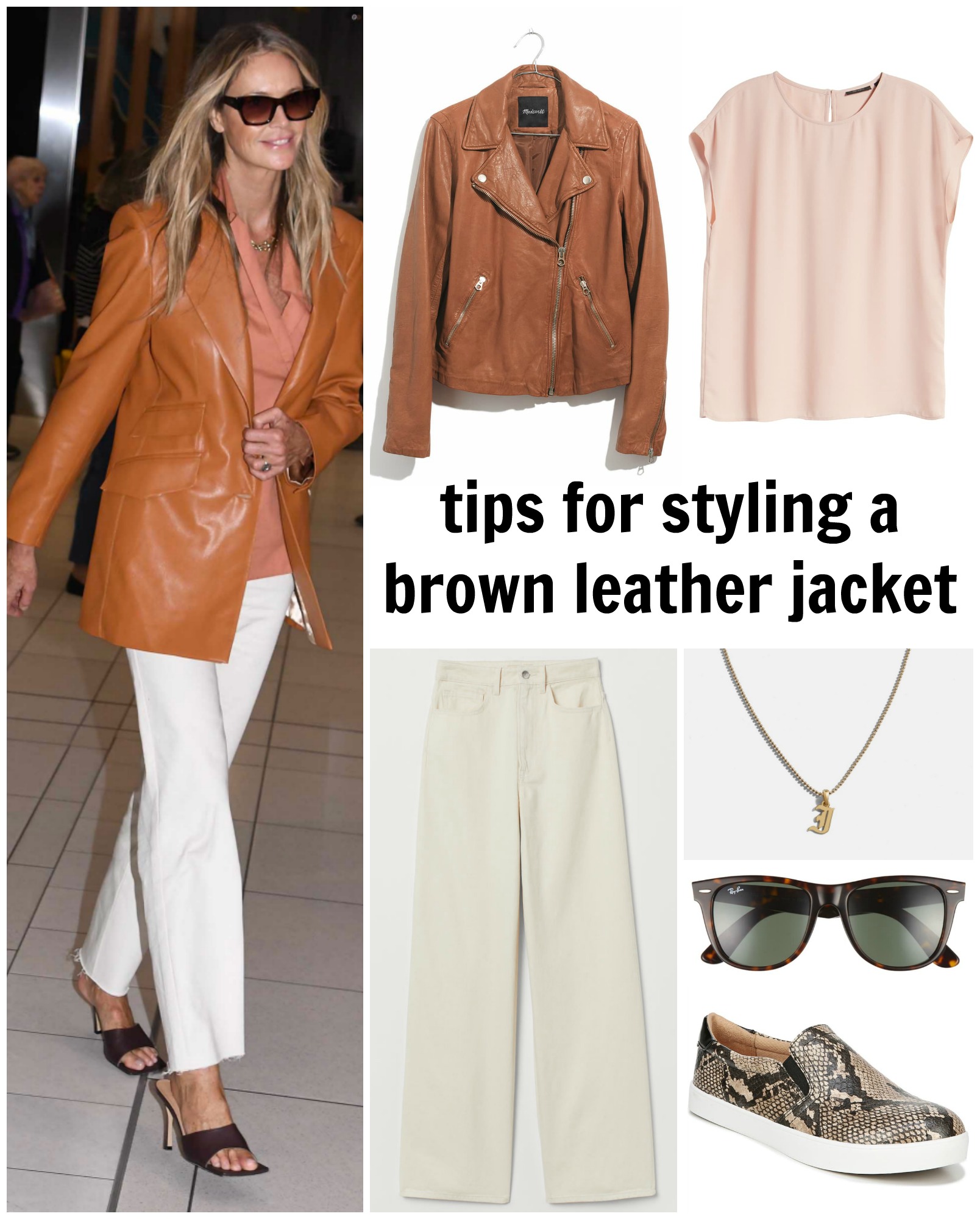 How to Style a Brown Leather Jacket | Wardrobe Oxygen