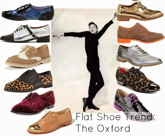 flats with socks oxford shoe trend