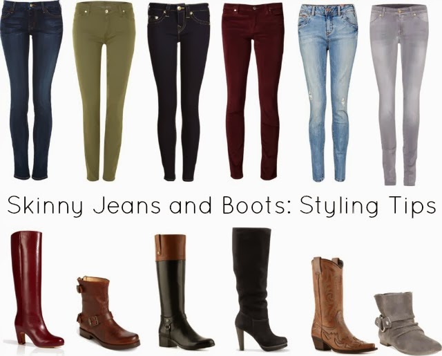 slim fit jeans with boots