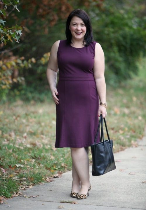 What I Wore: Dobbin Ponte Dress Outfit Post