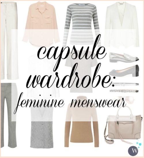 Capsule Wardrobe Feminine Menswear Business Casual