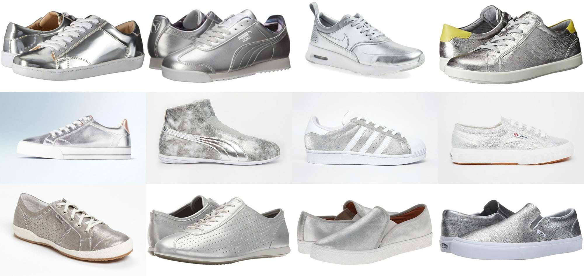 looking for silver shoes
