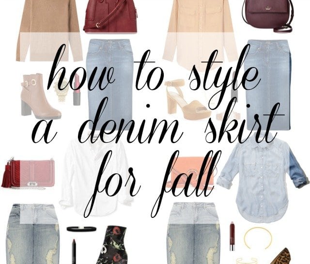 Styling a Denim Skirt 2 Ways for Early Fall - Dressed for My Day