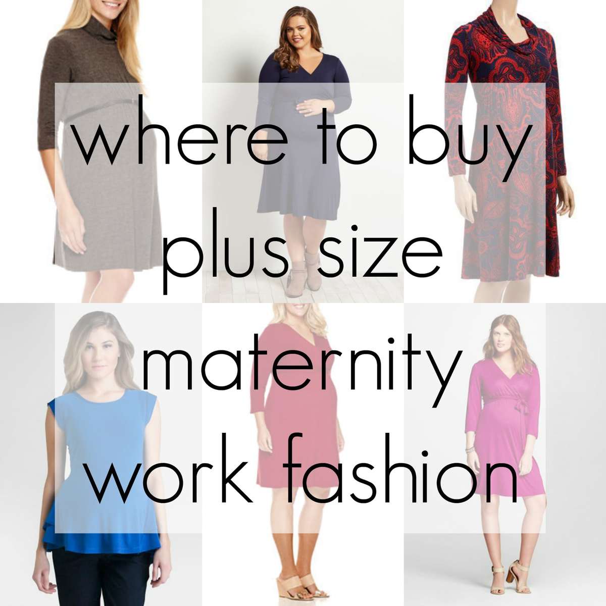Where to Buy Plus Size Maternity Work Clothes | Wardrobe Oxygen