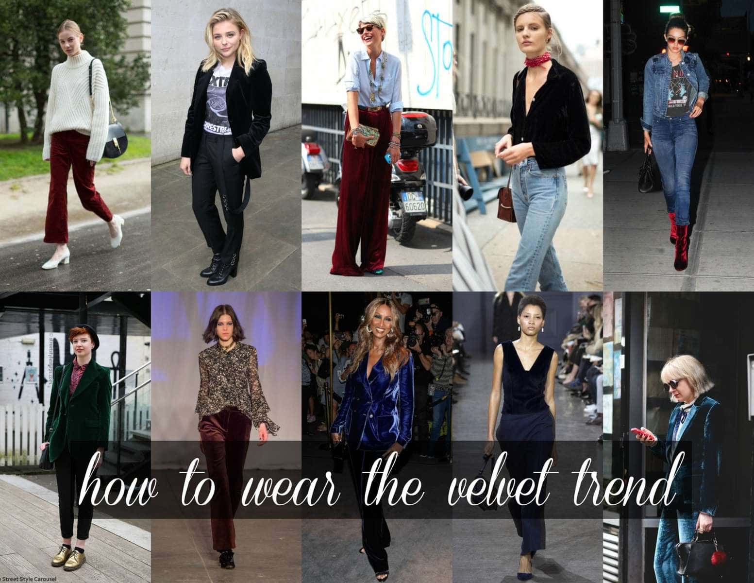 Here are the chicest ways to style velvet