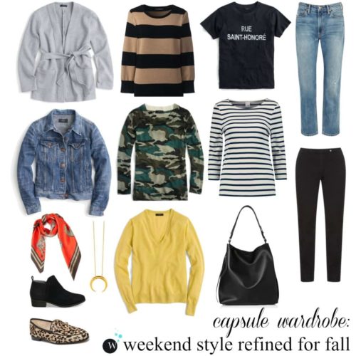 Capsule Wardrobe: Fall Weekend Style | Wardrobe Oxygen