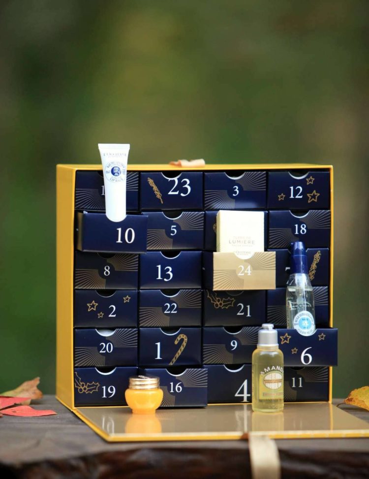 Celebrating the Holidays with L'Occitane Advent Calendars Wardrobe Oxygen