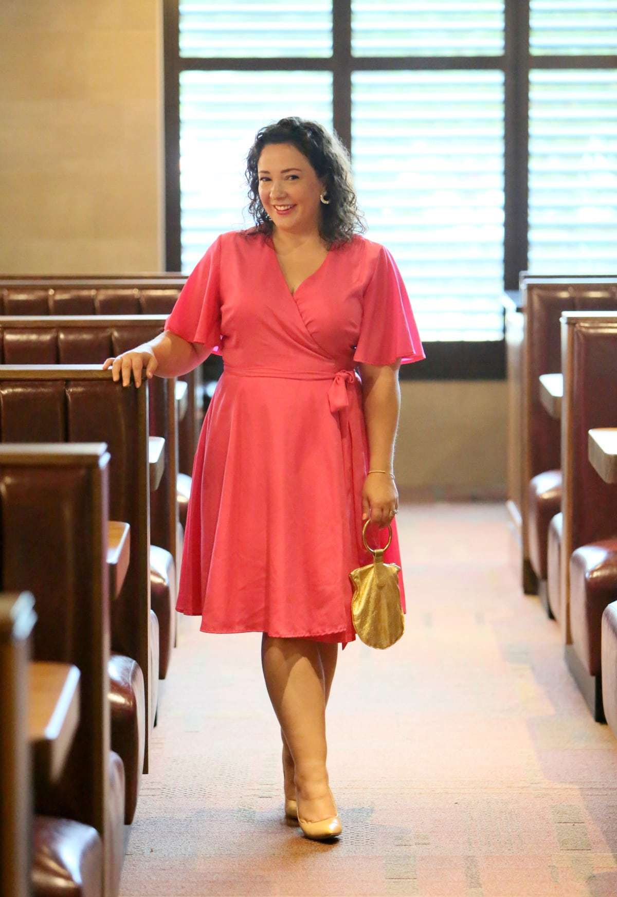 What I Wore: Pink Wrap Dress | Wardrobe Oxygen