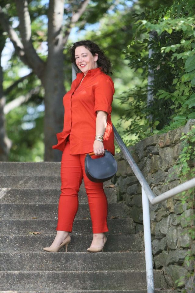What I Wore: Lady in Red, Wardrobe Oxygen