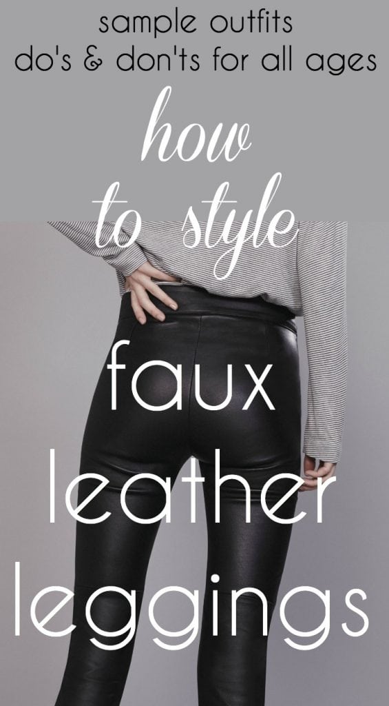 outfits with faux leather pants