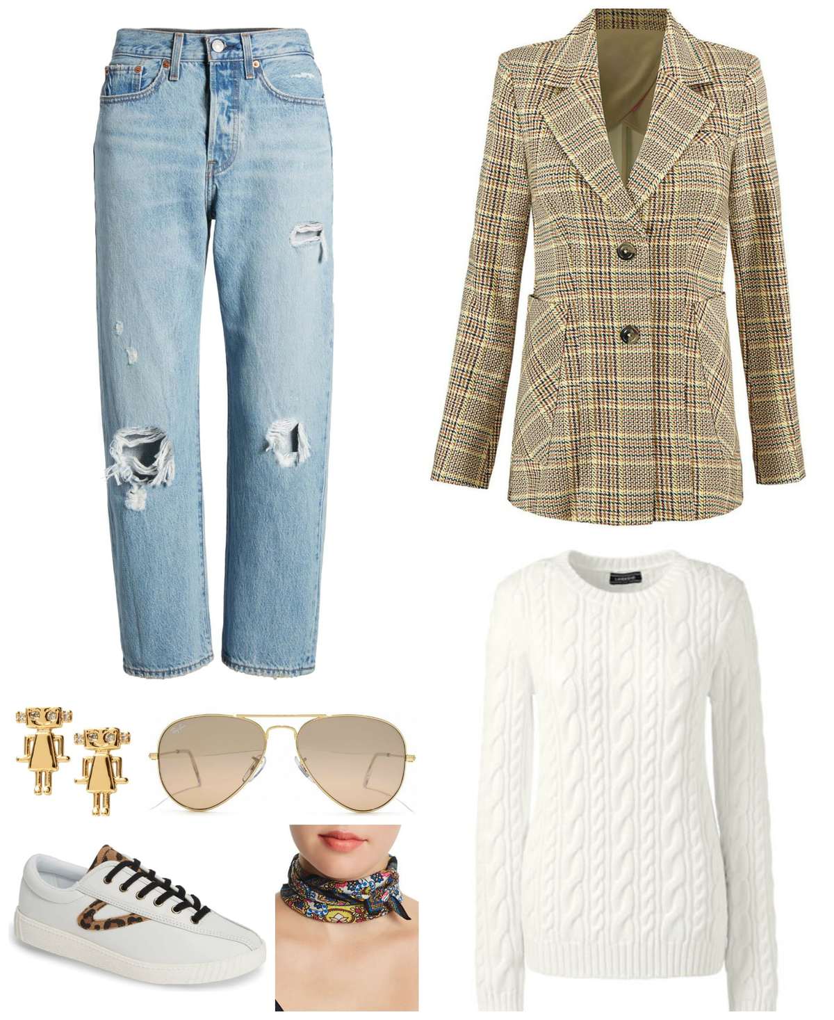 Tips to Style a Plaid Blazer for Fall