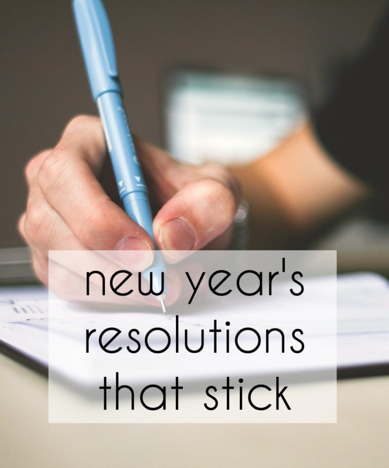 New Year Resolutions You Can Stick To 