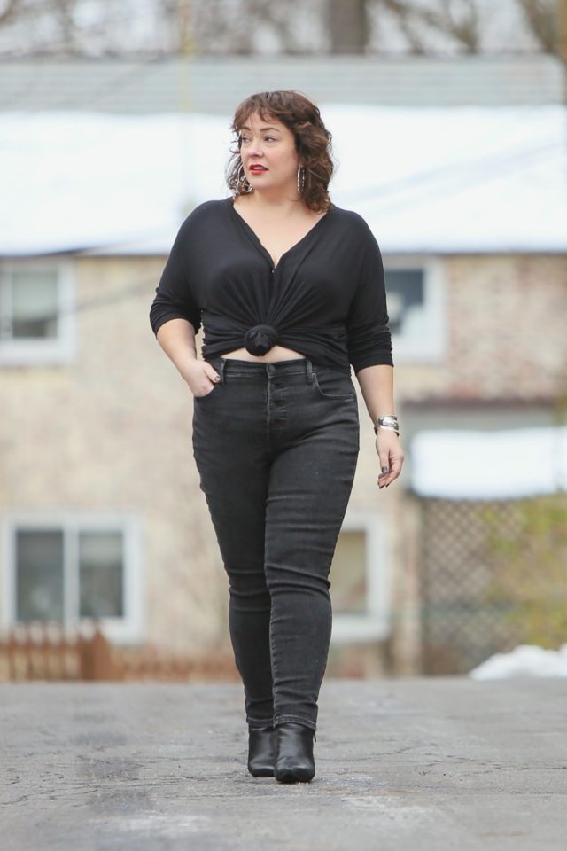 Everlane Jeans Review by a Curvy Size 12/14 Petite Woman, Wardrobe Oxygen