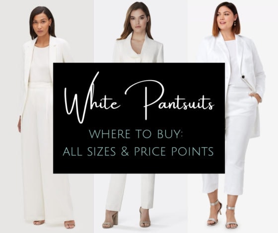 Where to Find White Pantsuits for Women | Wardrobe Oxygen