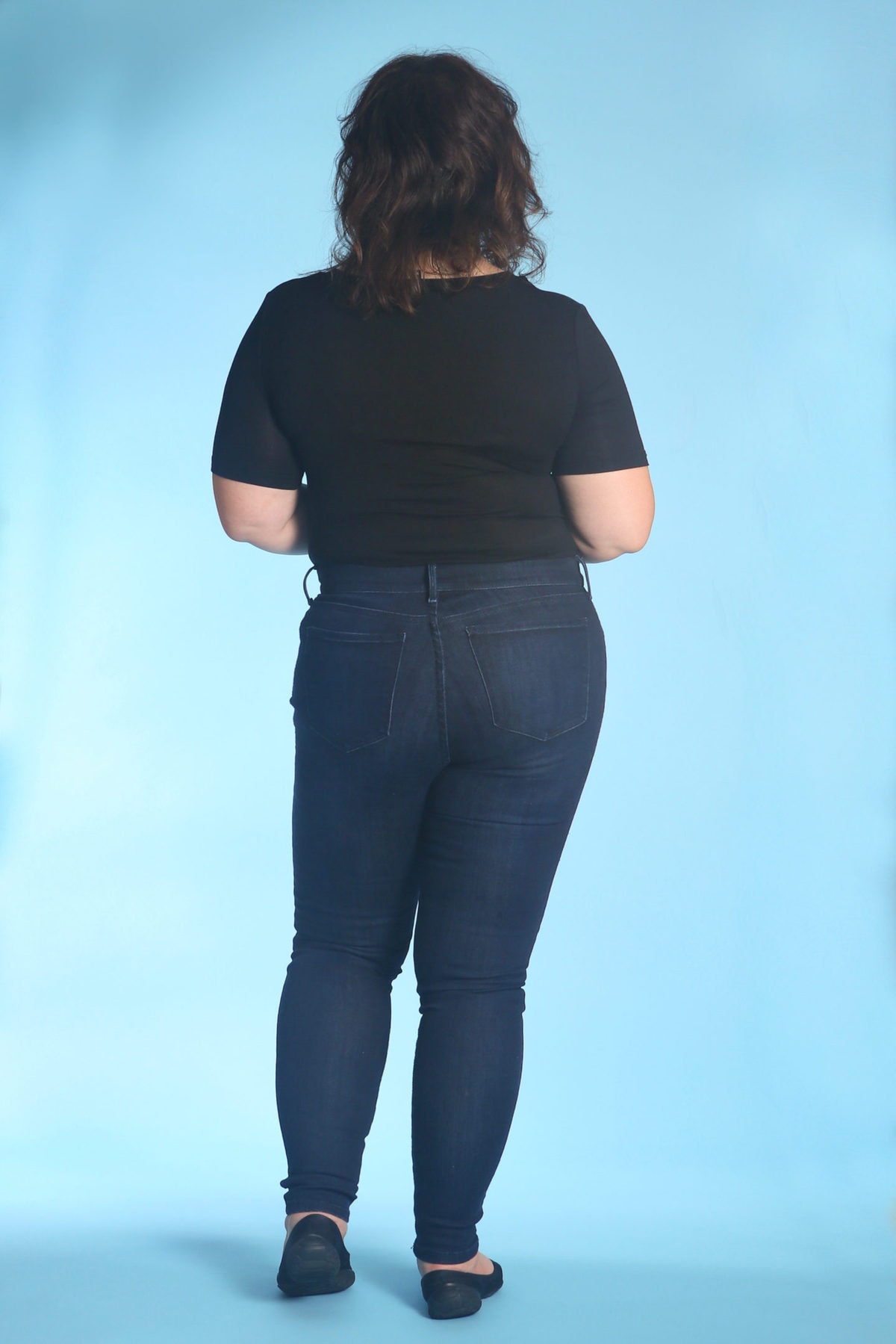 blue desire curvy skinny jeans
