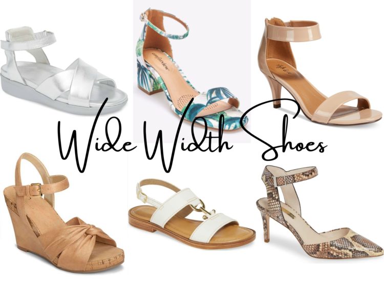 fashionable wide width shoes