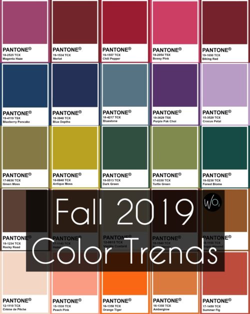 Fall 2019 Color Trends - Wardrobe Oxygen