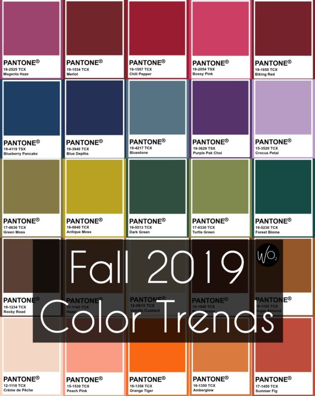Fall 2019 Color Trends | Wardrobe Oxygen