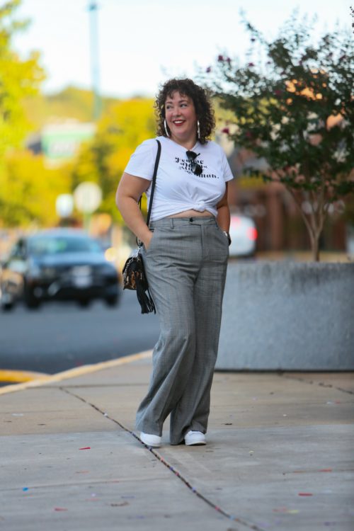 Styling Wide-Leg Pants with Sneakers - Wardrobe Oxygen