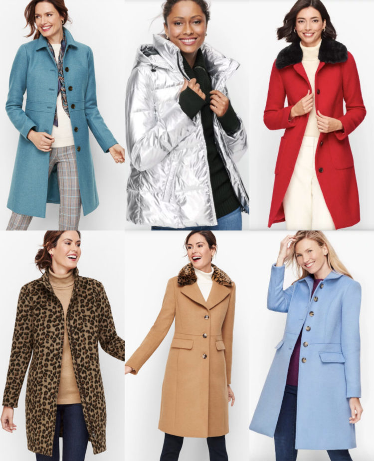 petite coats talbots