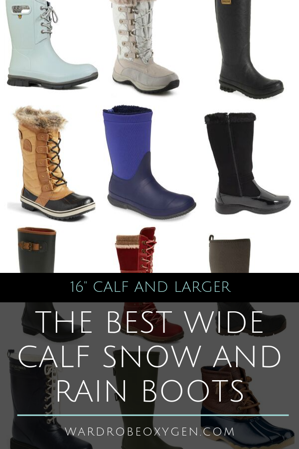 wide calf snow boots