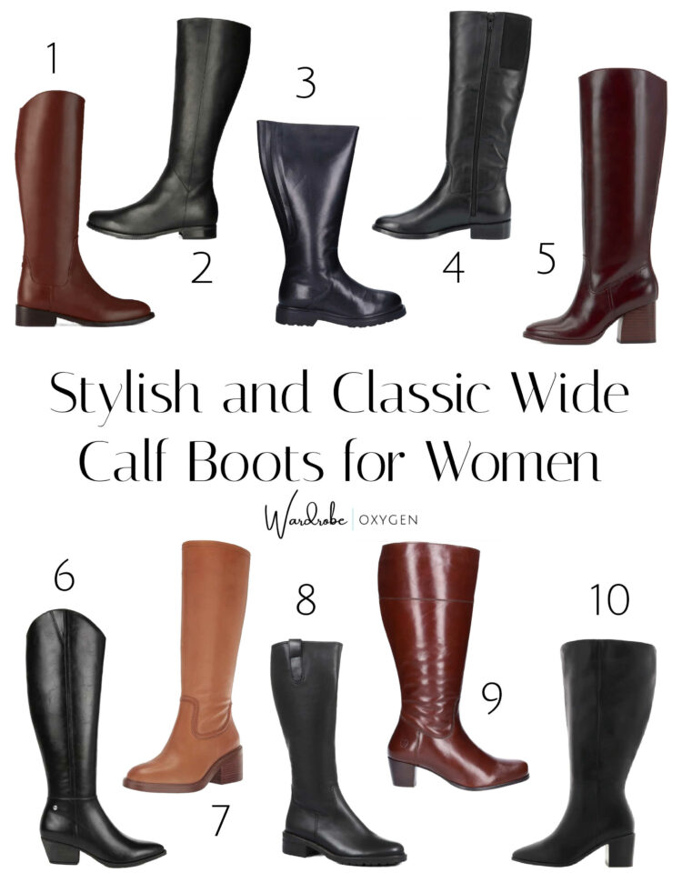 Cute wide calf boots best sale