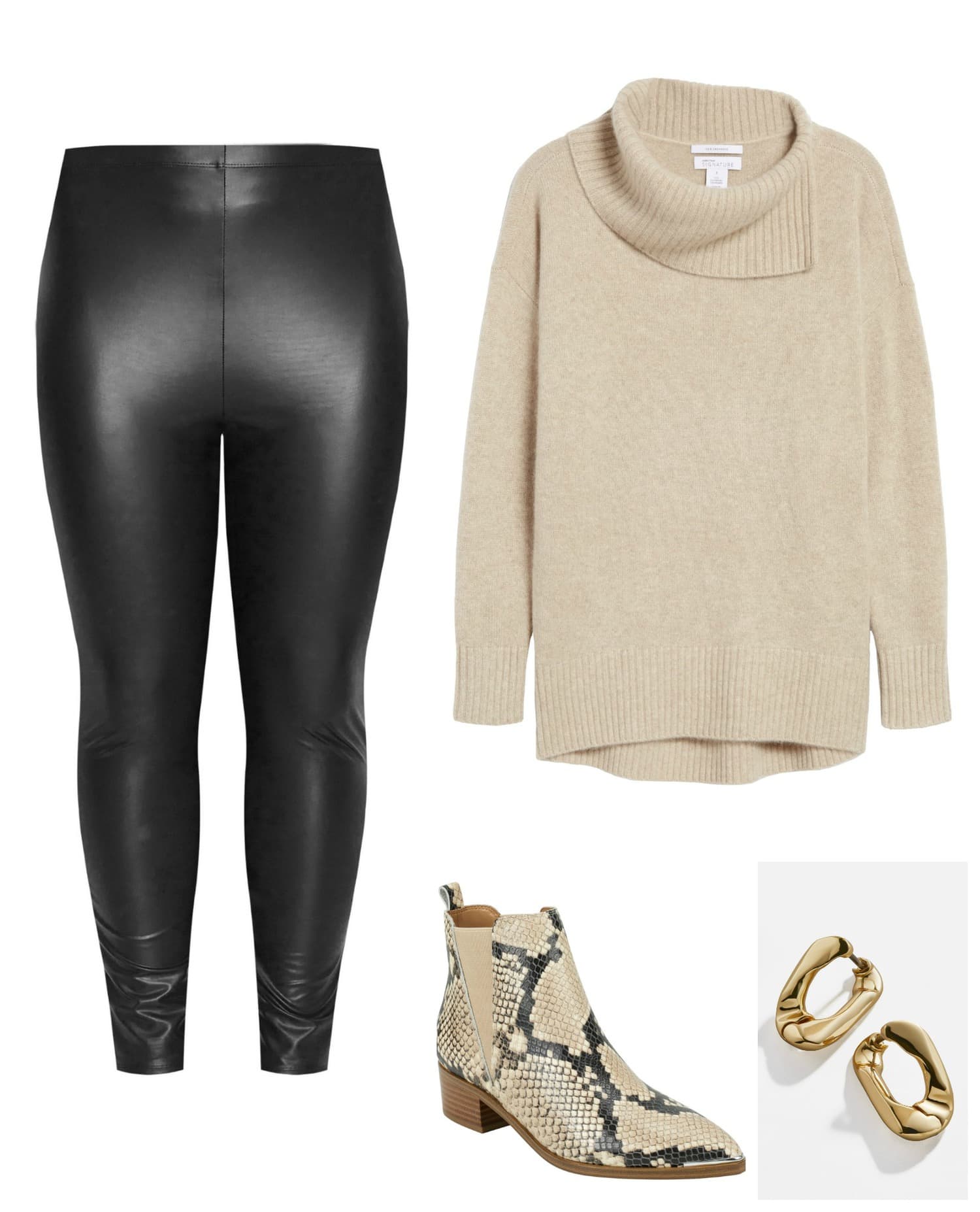 shoes to wear with faux leather leggings