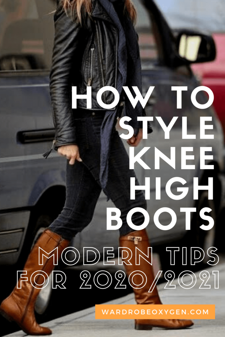 How To Style Knee High Boots For 2020 Wardrobe Oxygen   How To Style Knee High Boots 735x1103 