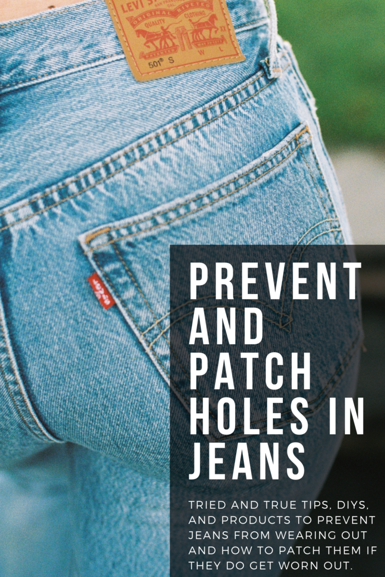 How To Patch Jeans when they wear out in the thigh