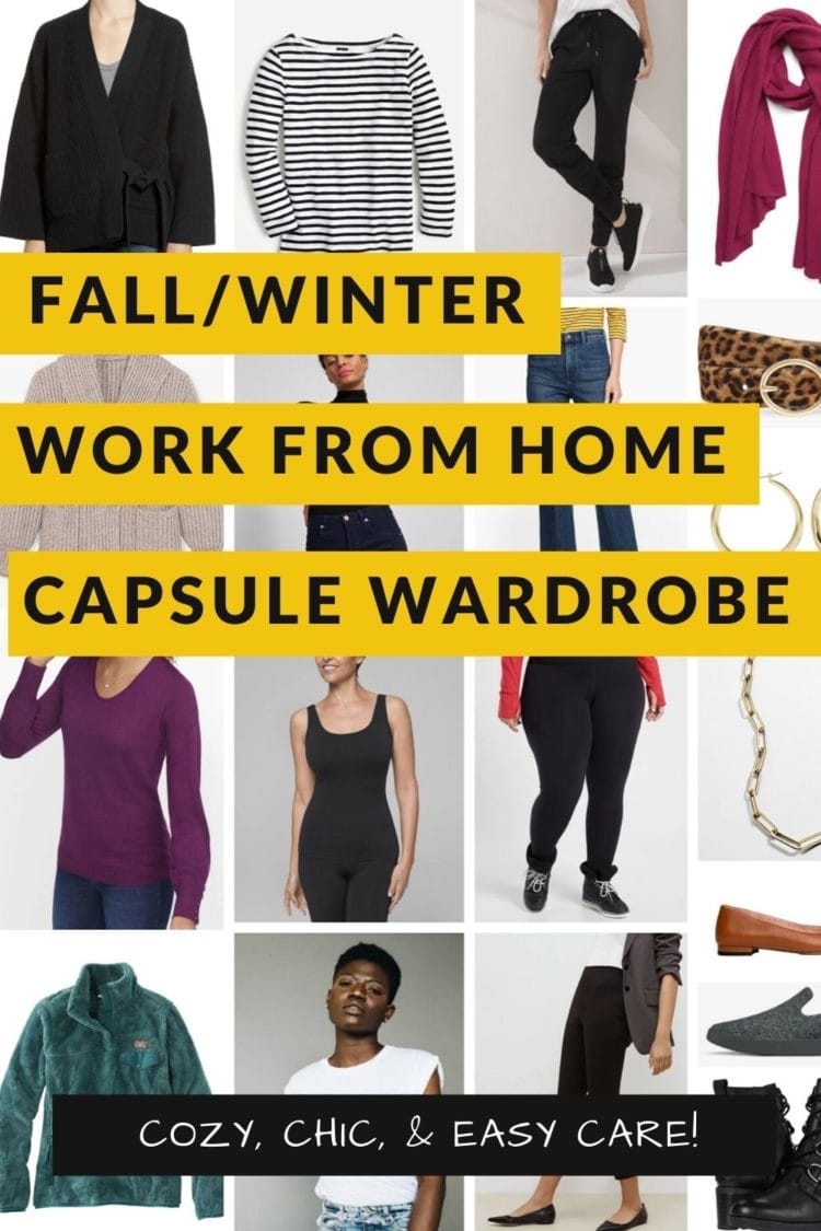 Work from Home Capsule Wardrobe for Fall to Winter - Wardrobe Oxygen