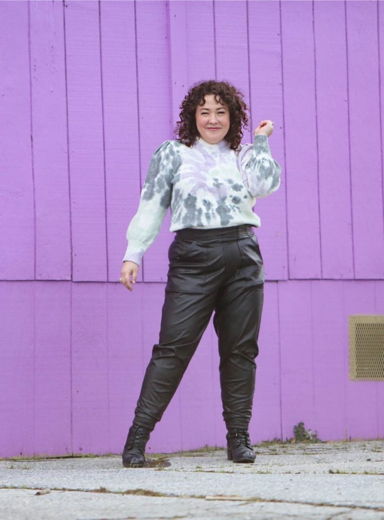 Spanx Faux Leather Jogger Pants Black Women's Size Medium