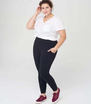 The Best Plus Size Ponte Leggings: 7 Winning Brands - Wardrobe Oxygen