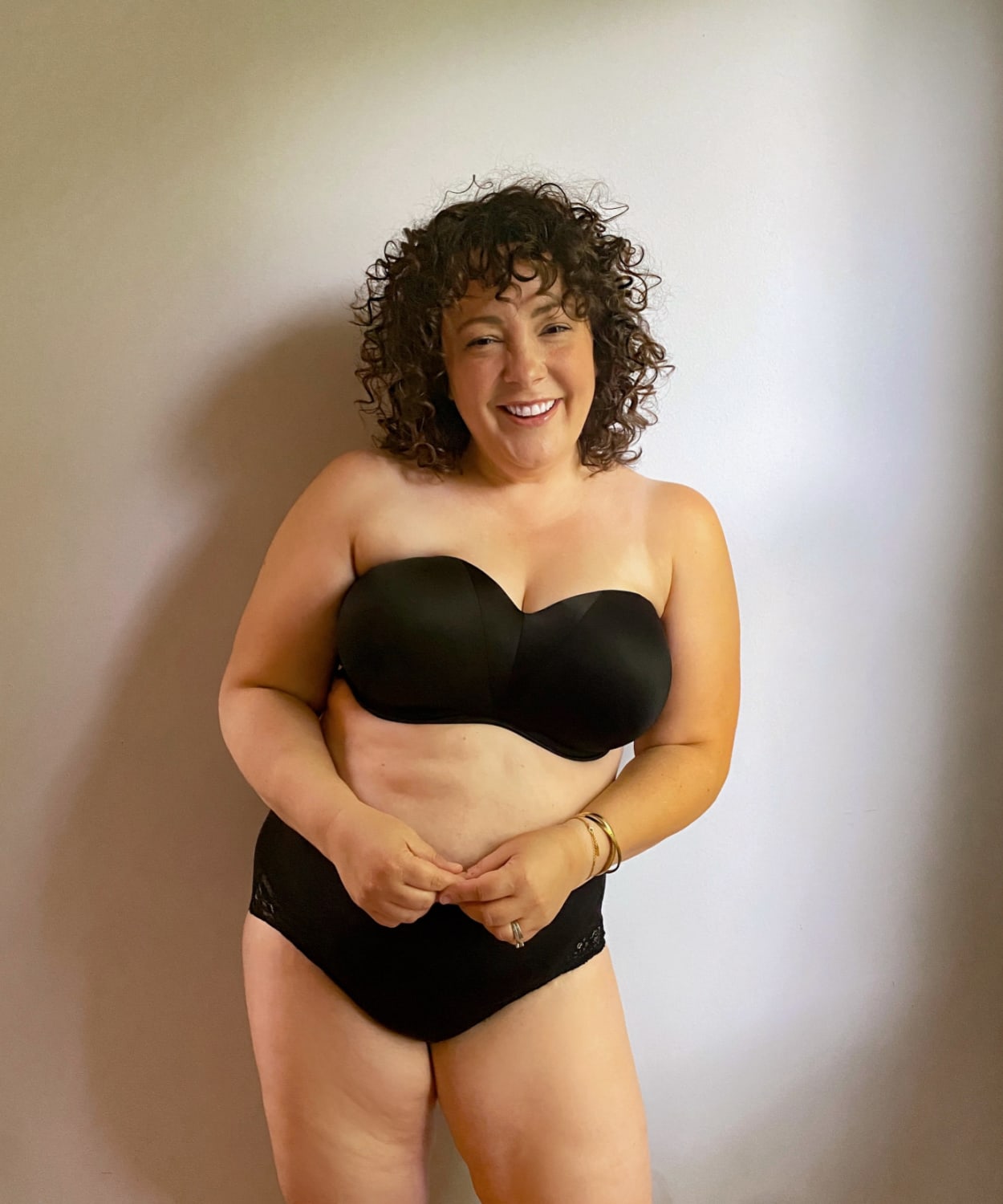 Soma Vanishing Tummy High-Leg Shaping Brief Underwear, Black, size