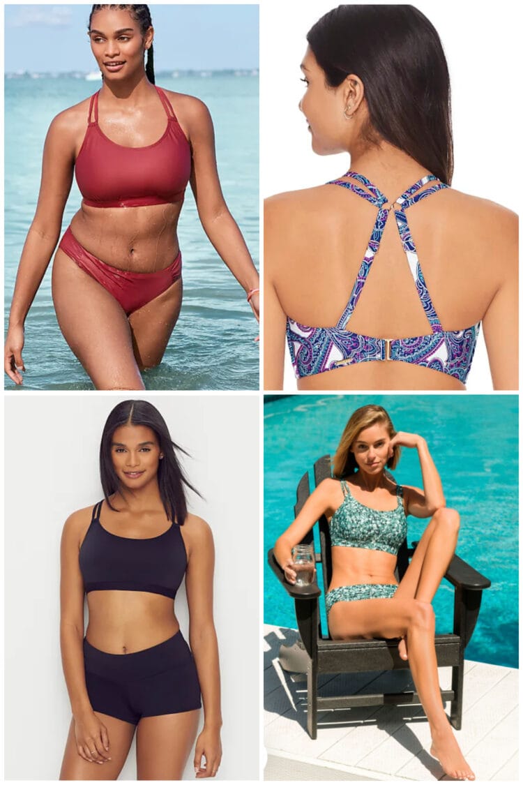 ELOMI Magnetic swim bikini top, Two piece swimsuites (bikini), Women's  swimwear, swimsuits