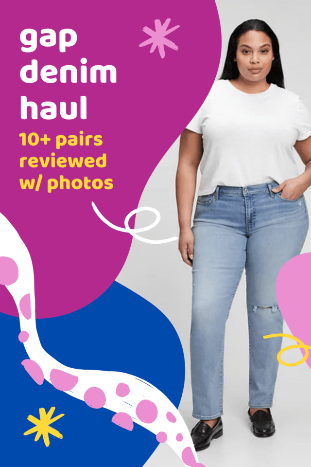 Gap Denim Haul: Tried 10+ Pairs Size 14-16/32-33 | Wardrobe Oxygen