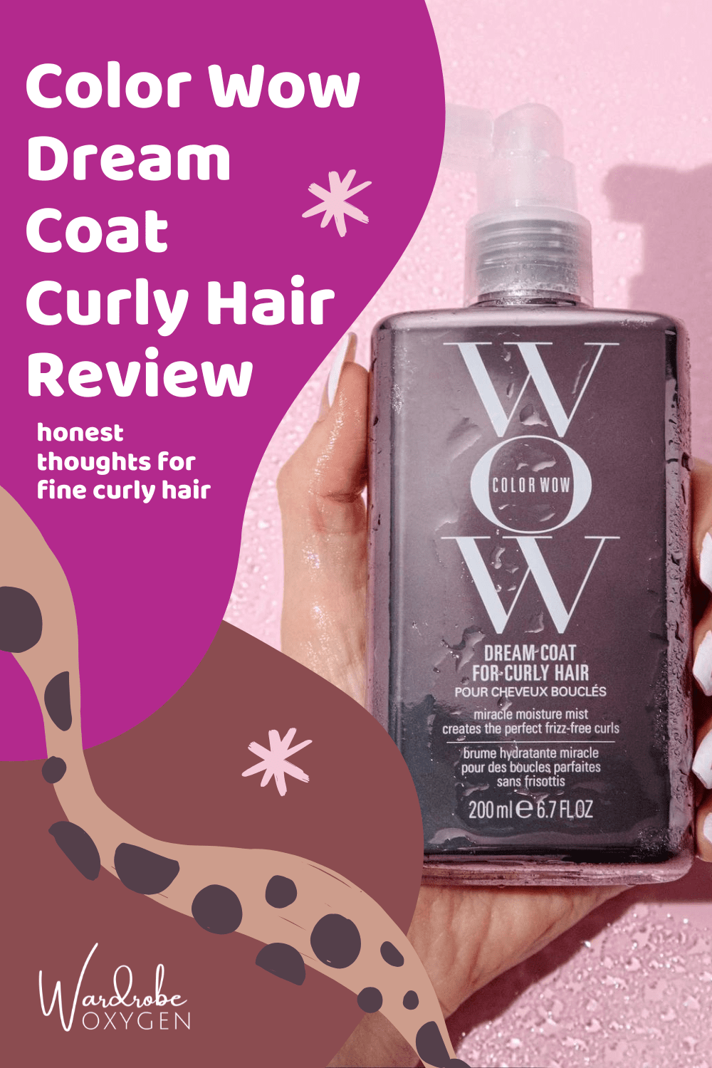 Color Wow Dream Coat Curly Hair Review - Wardrobe Oxygen