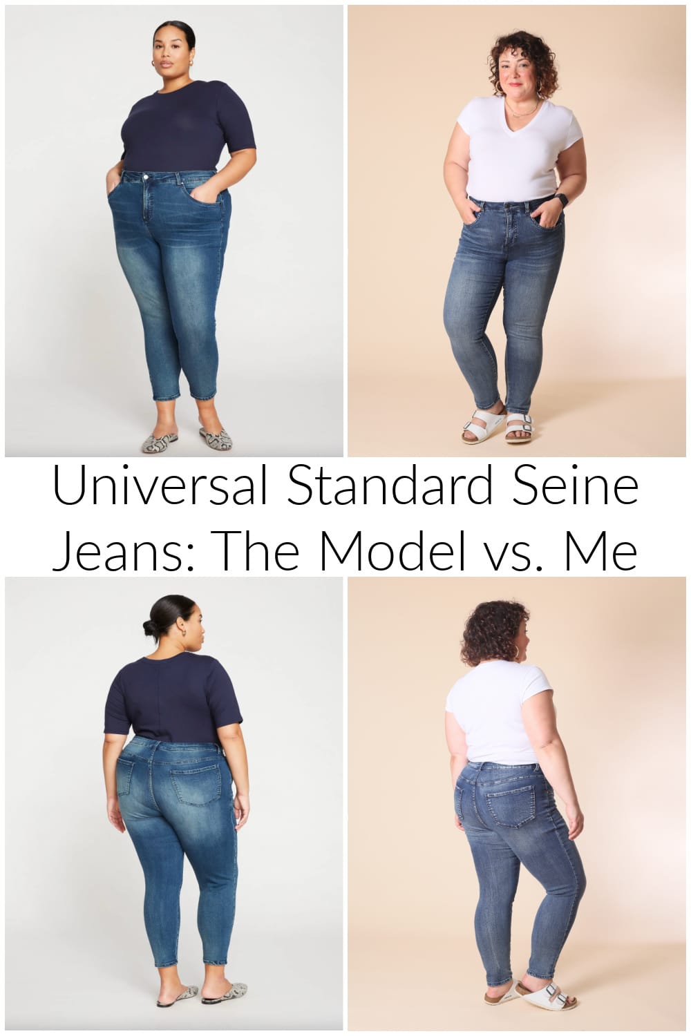 Universal Standard Denim Haul on a 5'3