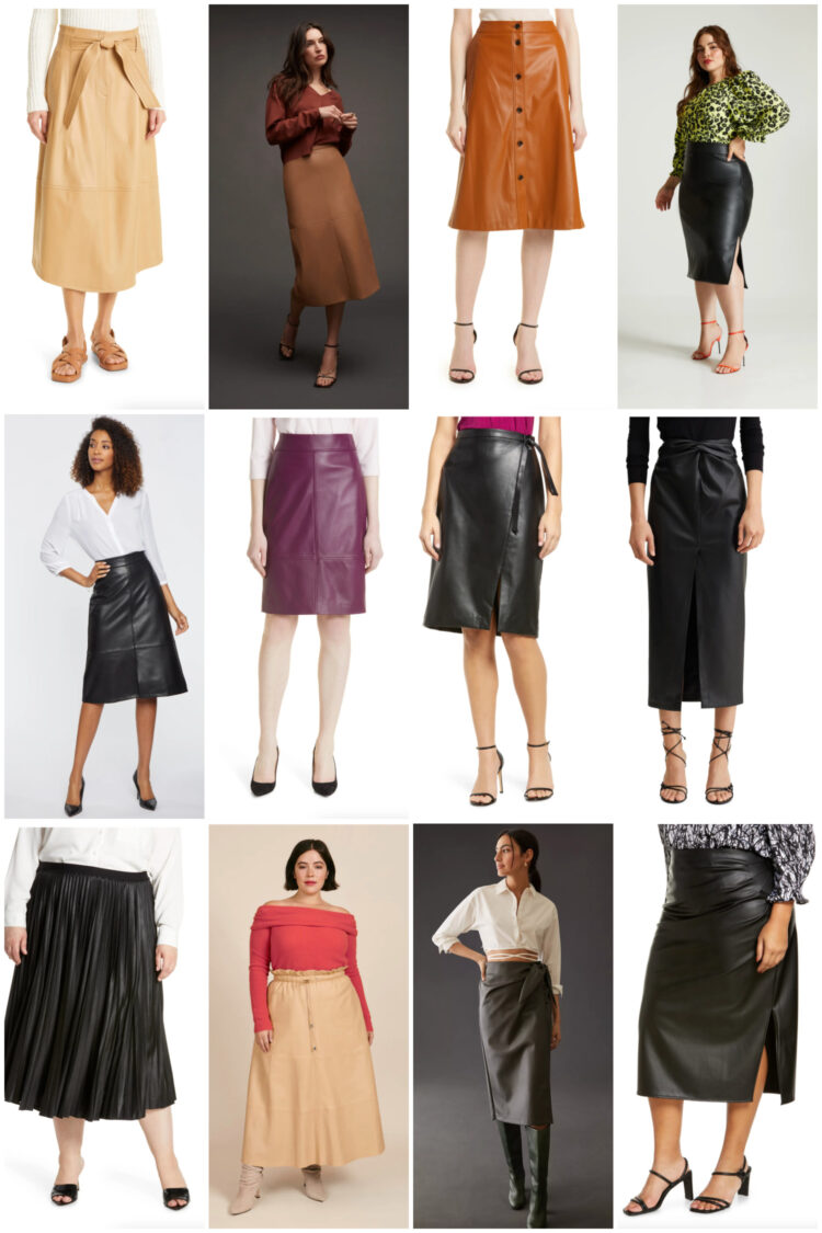 I'm a size 14/16 & found the perfect ways to style faux leather