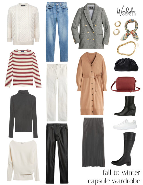 Fall to Winter Capsule Wardrobe: 25+ Looks for Work, Weekend, and ...