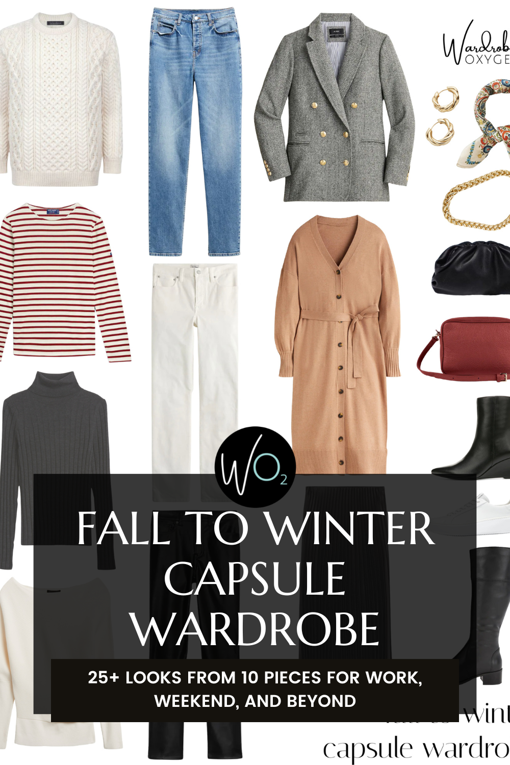 Fall to Winter Capsule Wardrobe: 25+ Looks for Work, Weekend