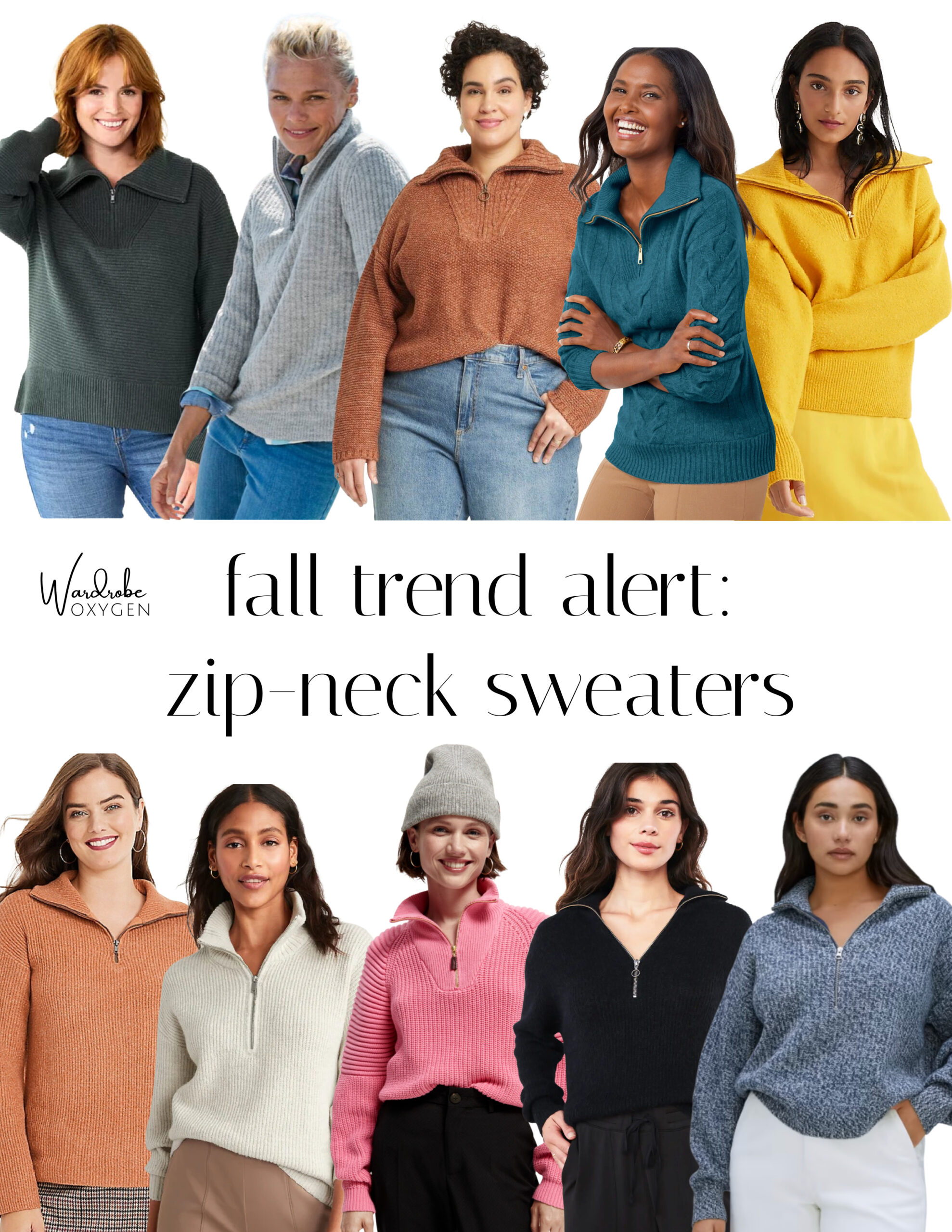 Fall Trend Alert: Zip-Neck Sweaters | Wardrobe Oxygen