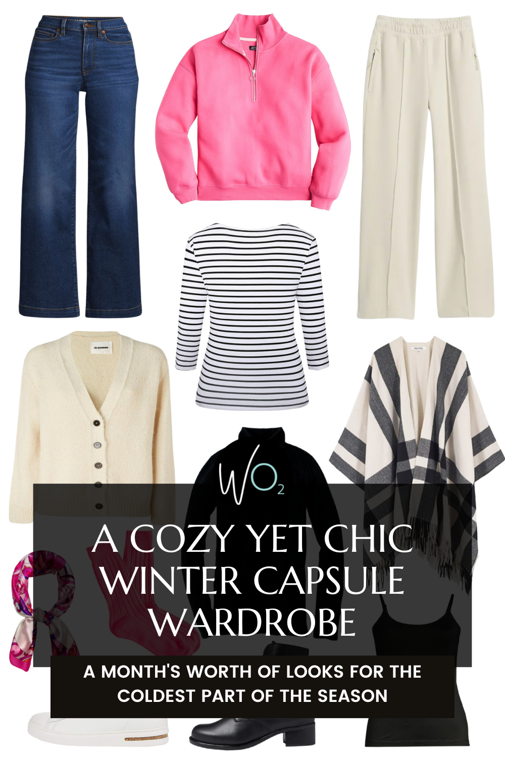 Your 2024 Winter Capsule Wardrobe: 15 Pieces, 54 Outfits
