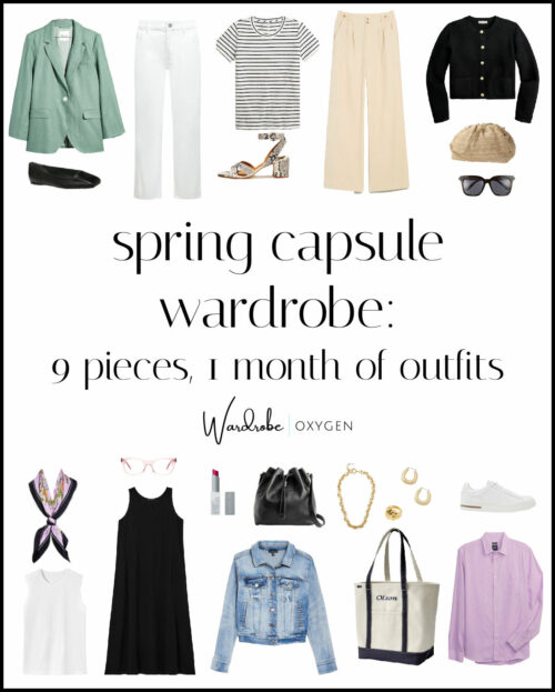 Spring Capsule Wardrobe + How to Create a Capsule Wardrobe