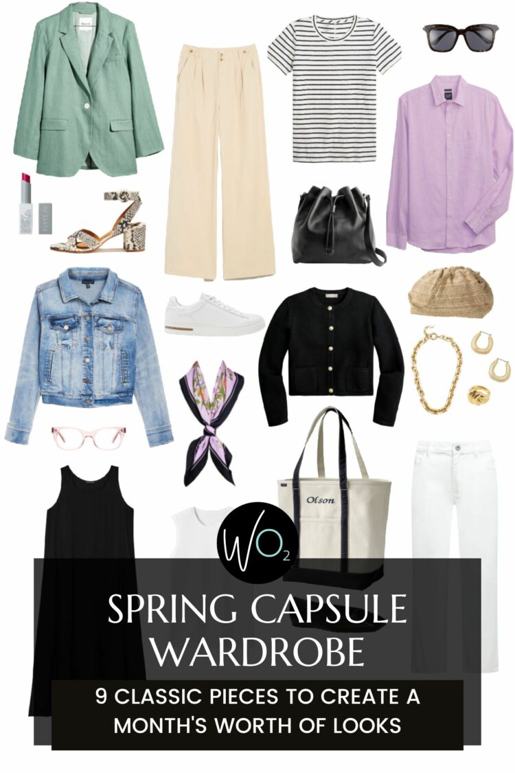 Spring Capsule Wardrobe for Midsize Women with Links