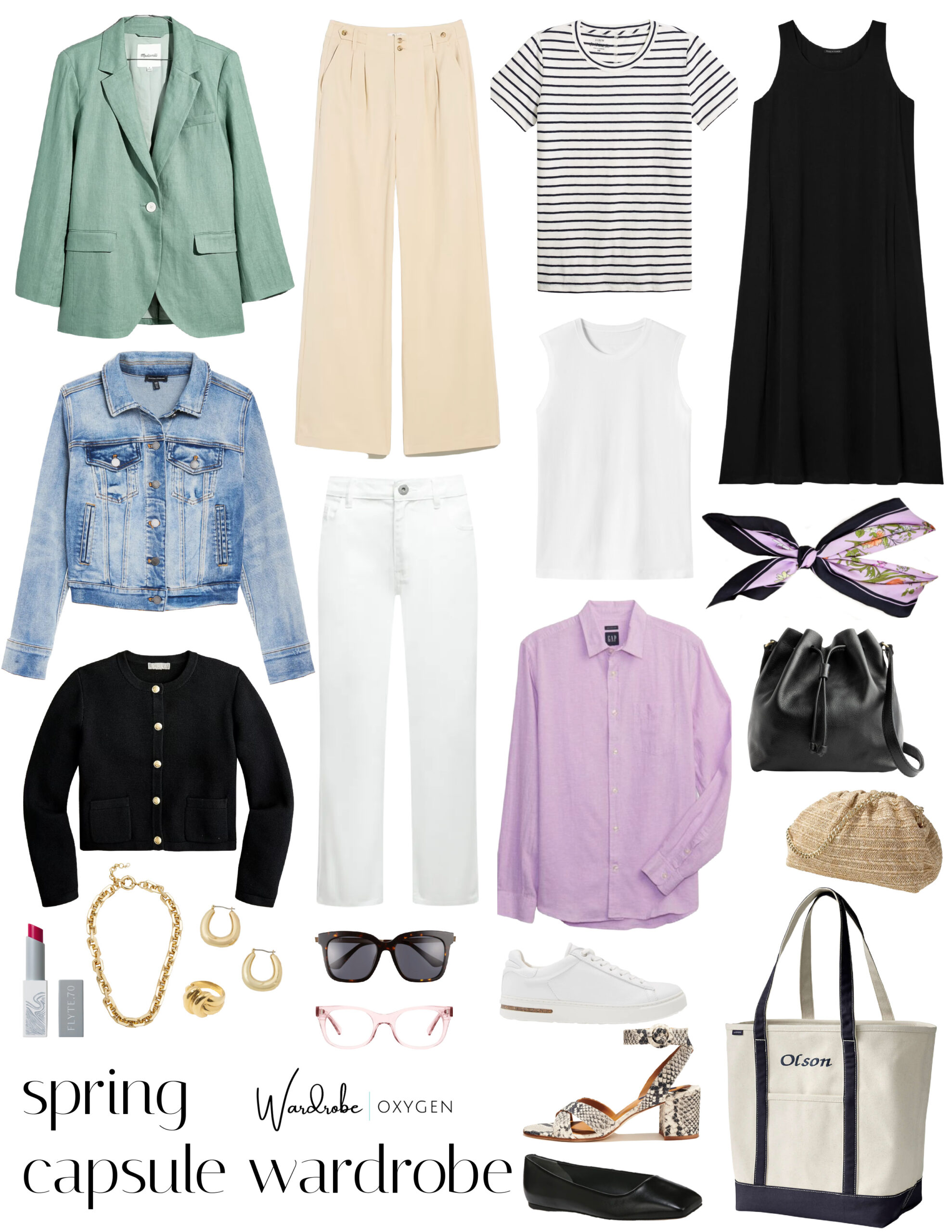 Spring Capsule Wardrobe + How to Create a Capsule Wardrobe