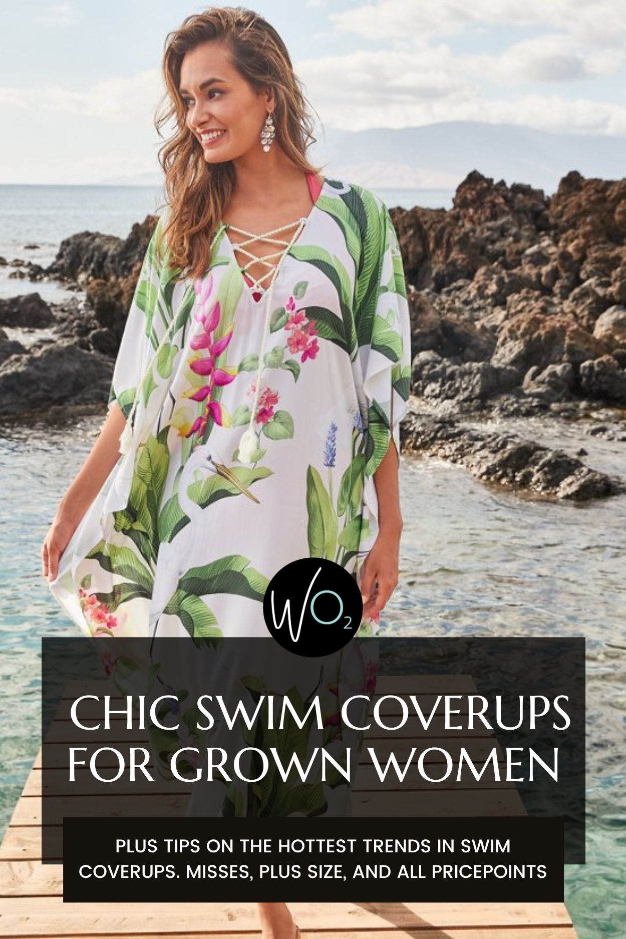 Women's Plus Size Swim Cover-Ups