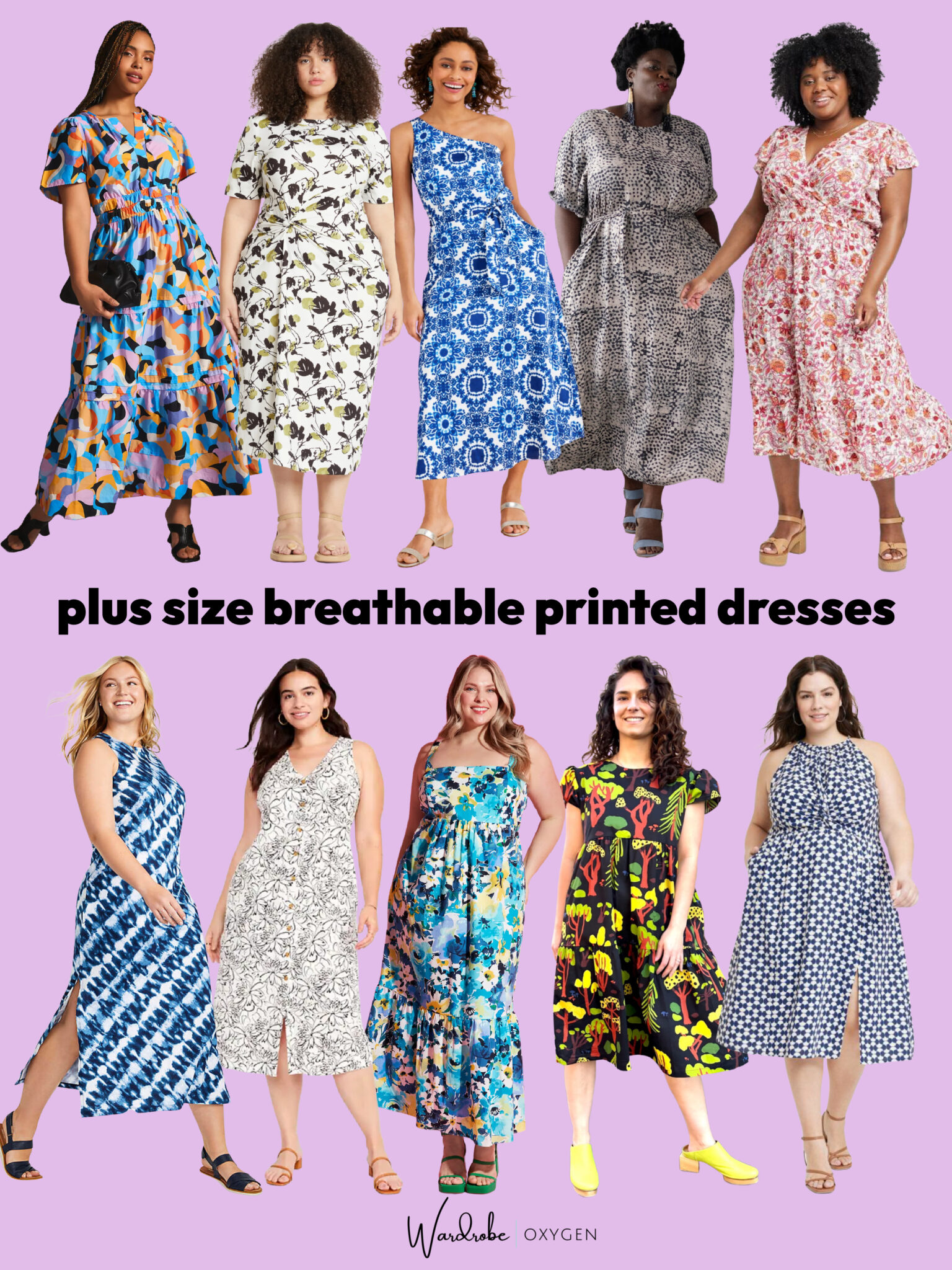 40+ Chic Plus Size Breathable Summer Dresses: